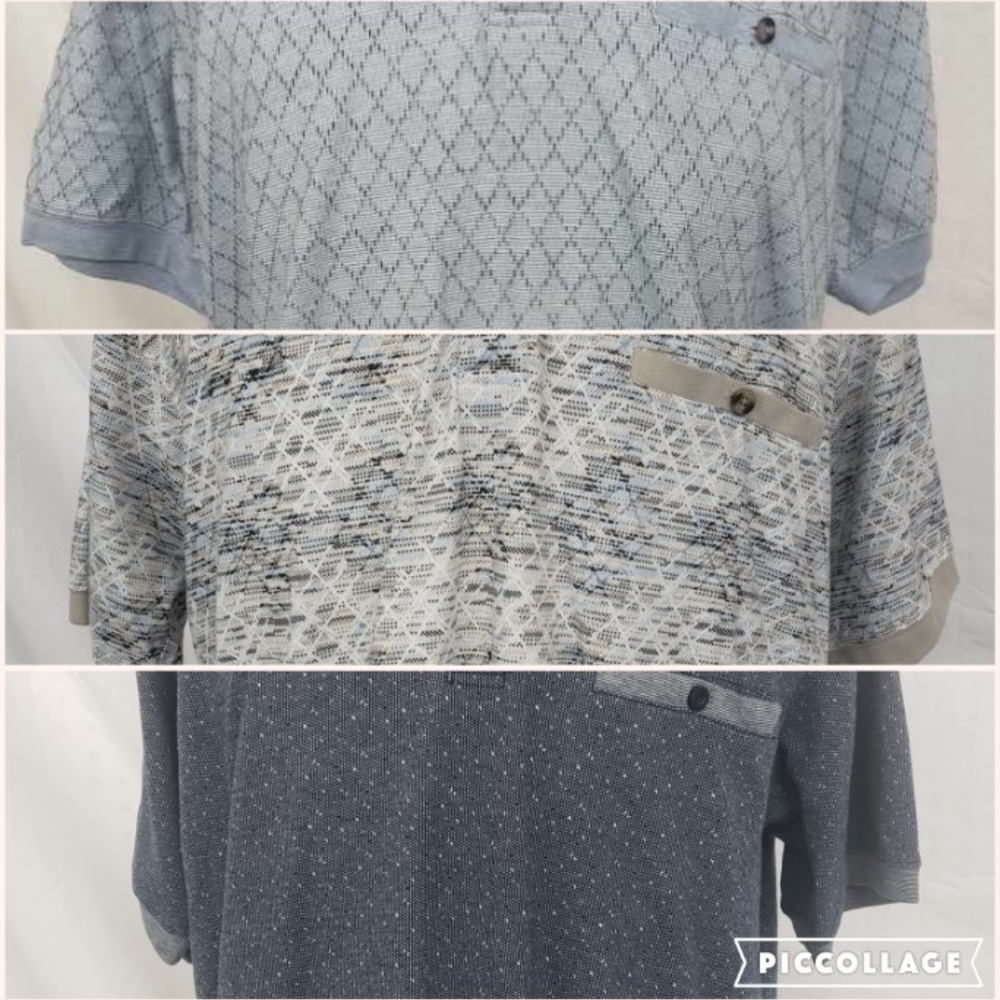 David Taylor LOT OF 3 S/S Golf Polo Shirts